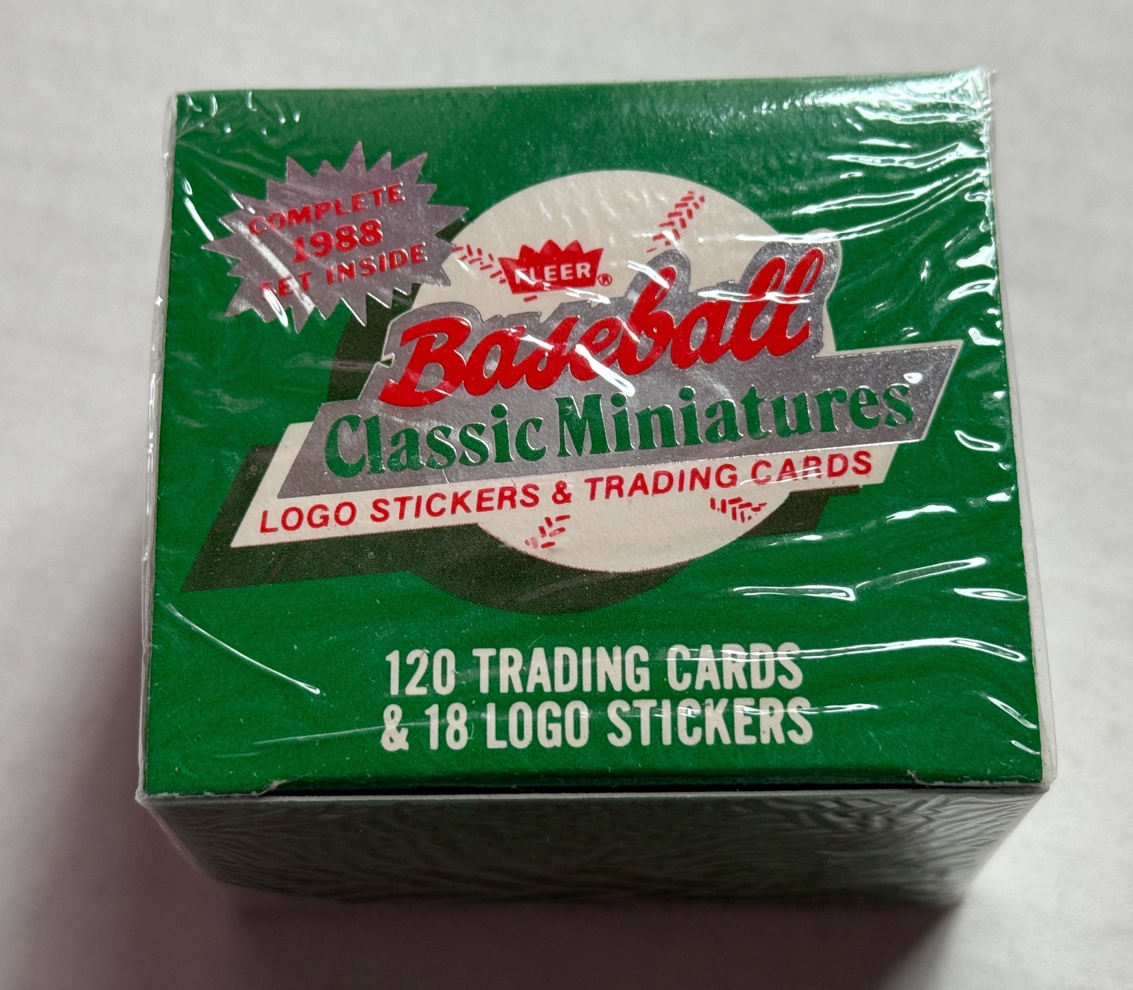 1988 Fleer Classic Miniatures Baseball Sealed Card Set
