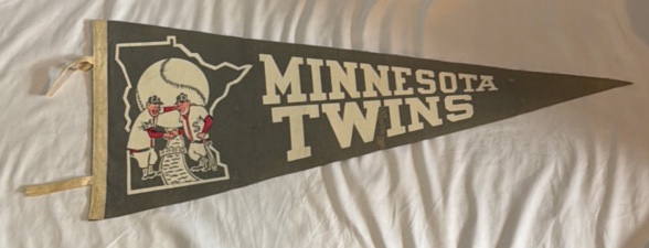 Vintage Minnesota Twins Baseball Pennant