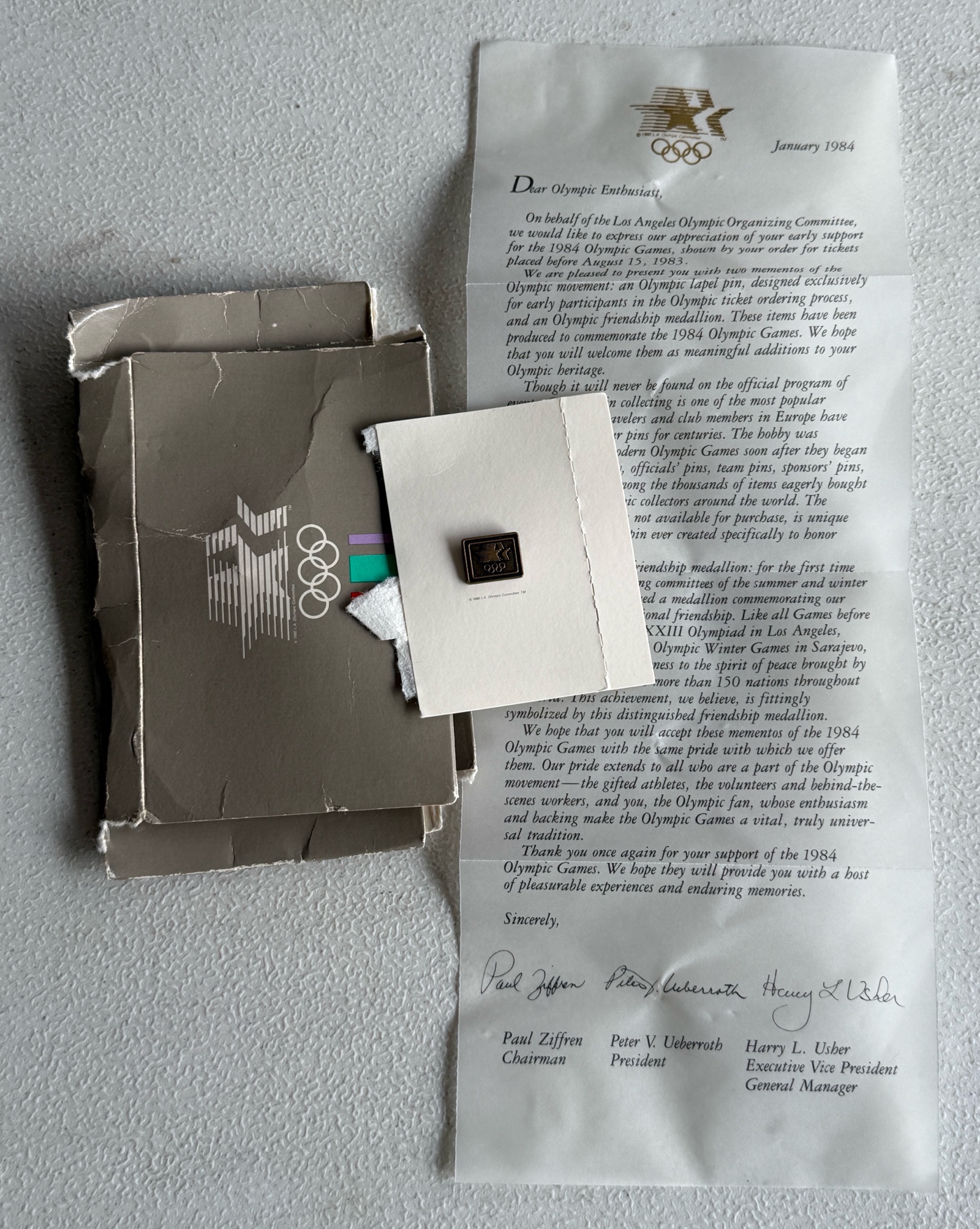 1984 Olympic Games Lapel Pin