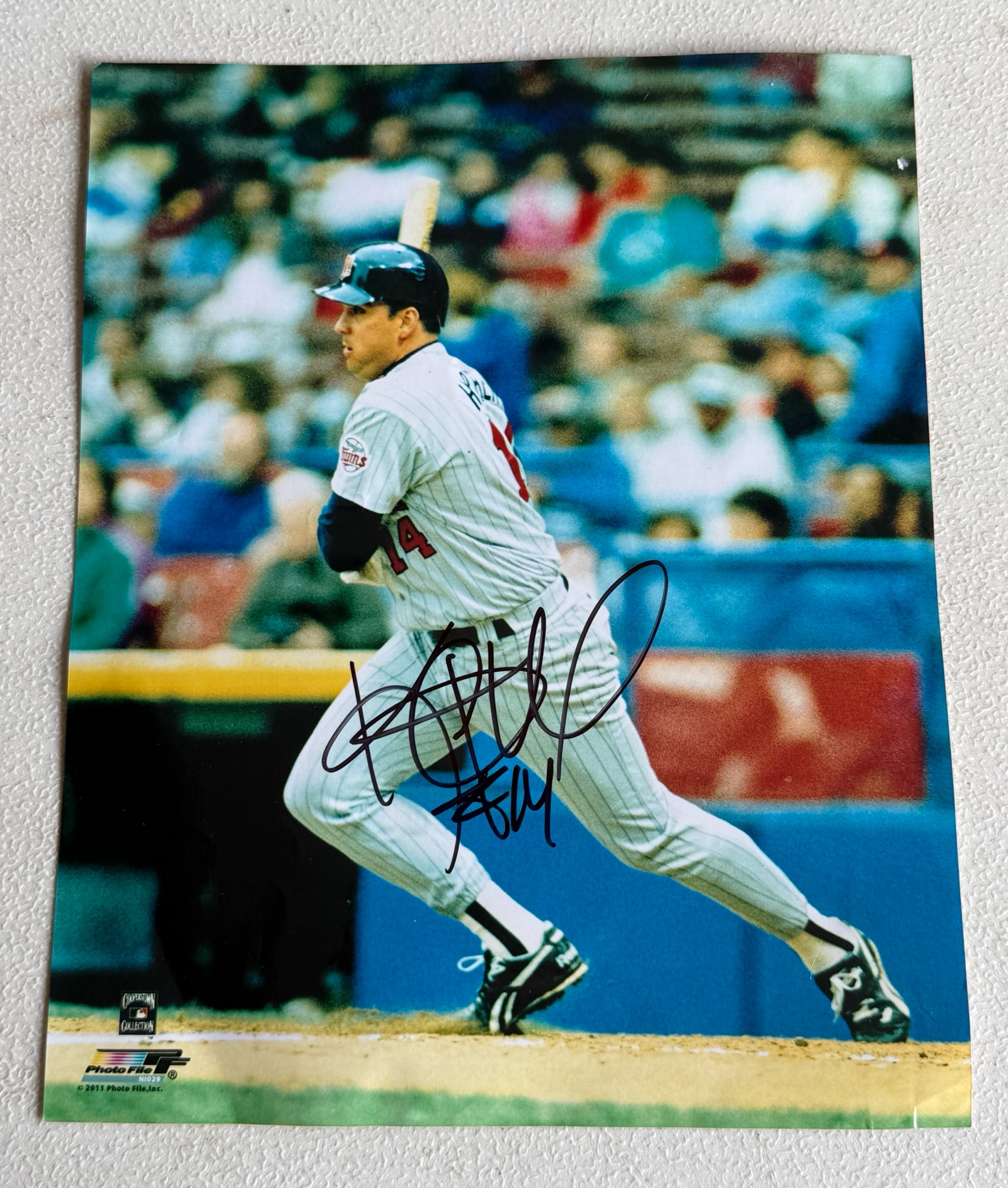 Kent Hrbek Autographed 8x10 Minnesota Twins Baseball Photo (1)