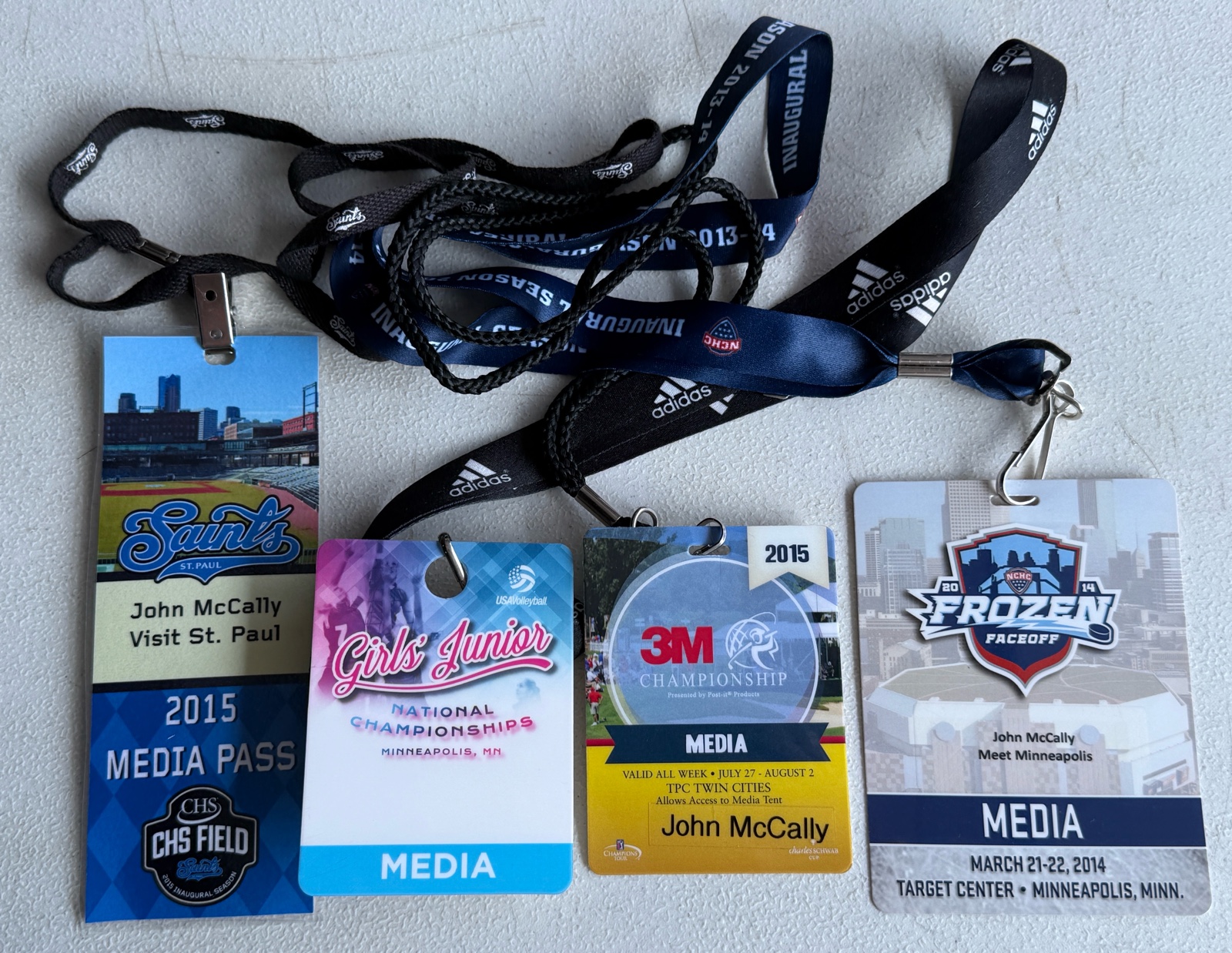 Miscelaneous Media Passes - 3M Championship, Frozen Faceoff and More