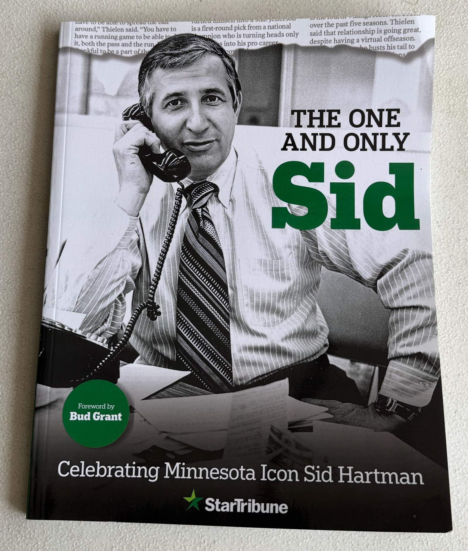 Sid Hartman Star Tribute Celebration Magazine