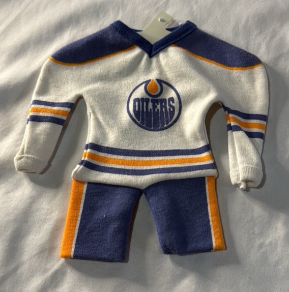 RARE Wayne Gretzky Edisport Mini Edmonton Oilers Hockey Uniform
