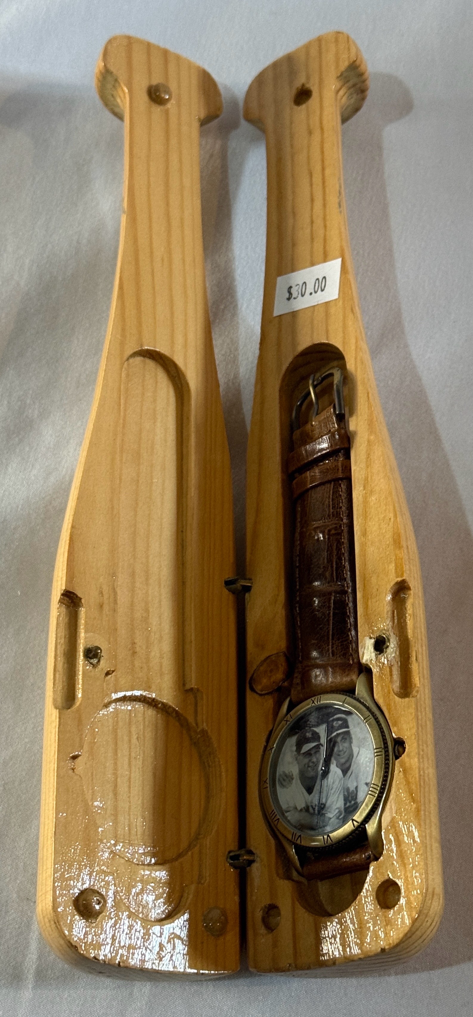 Cal Ripken Jr. Vintage Watch in Baseball Bat Holder