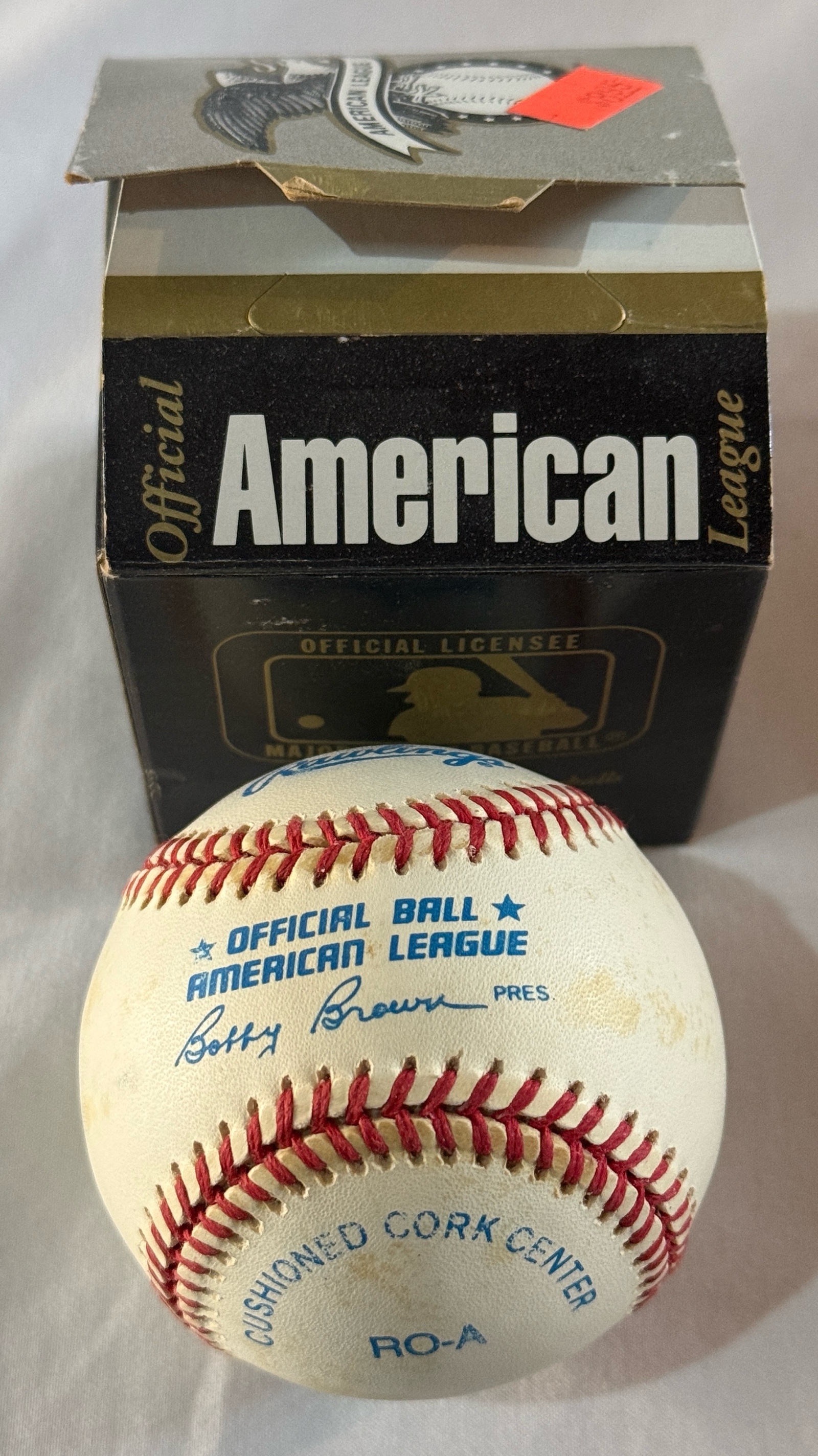 New Barry Brown OALB Rawlings Baseball In Box