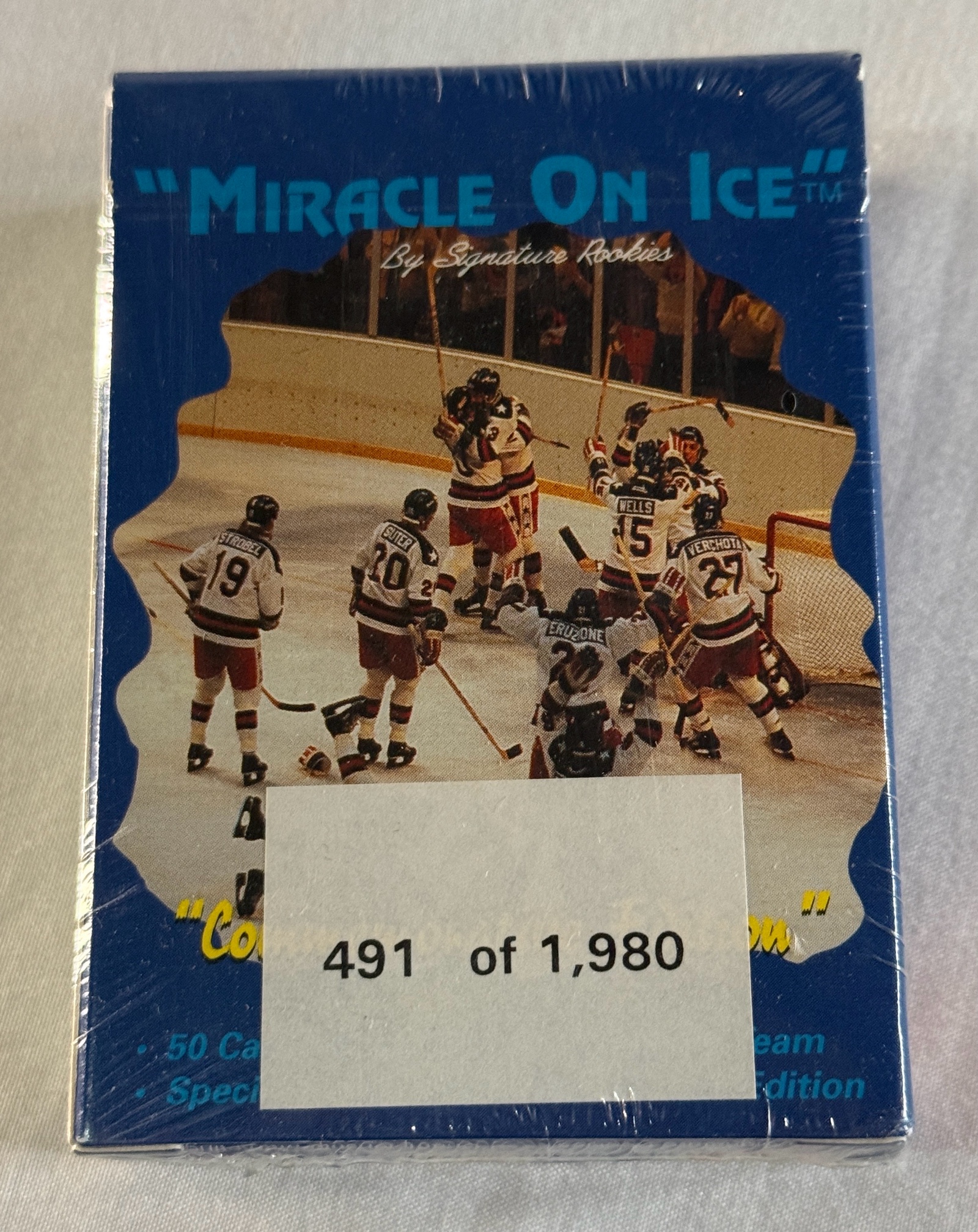 Miracle on Ice Limited Edition 1,980 Commemorative Edition Card Set by Signature Rookies 1980 USA Hockey Team