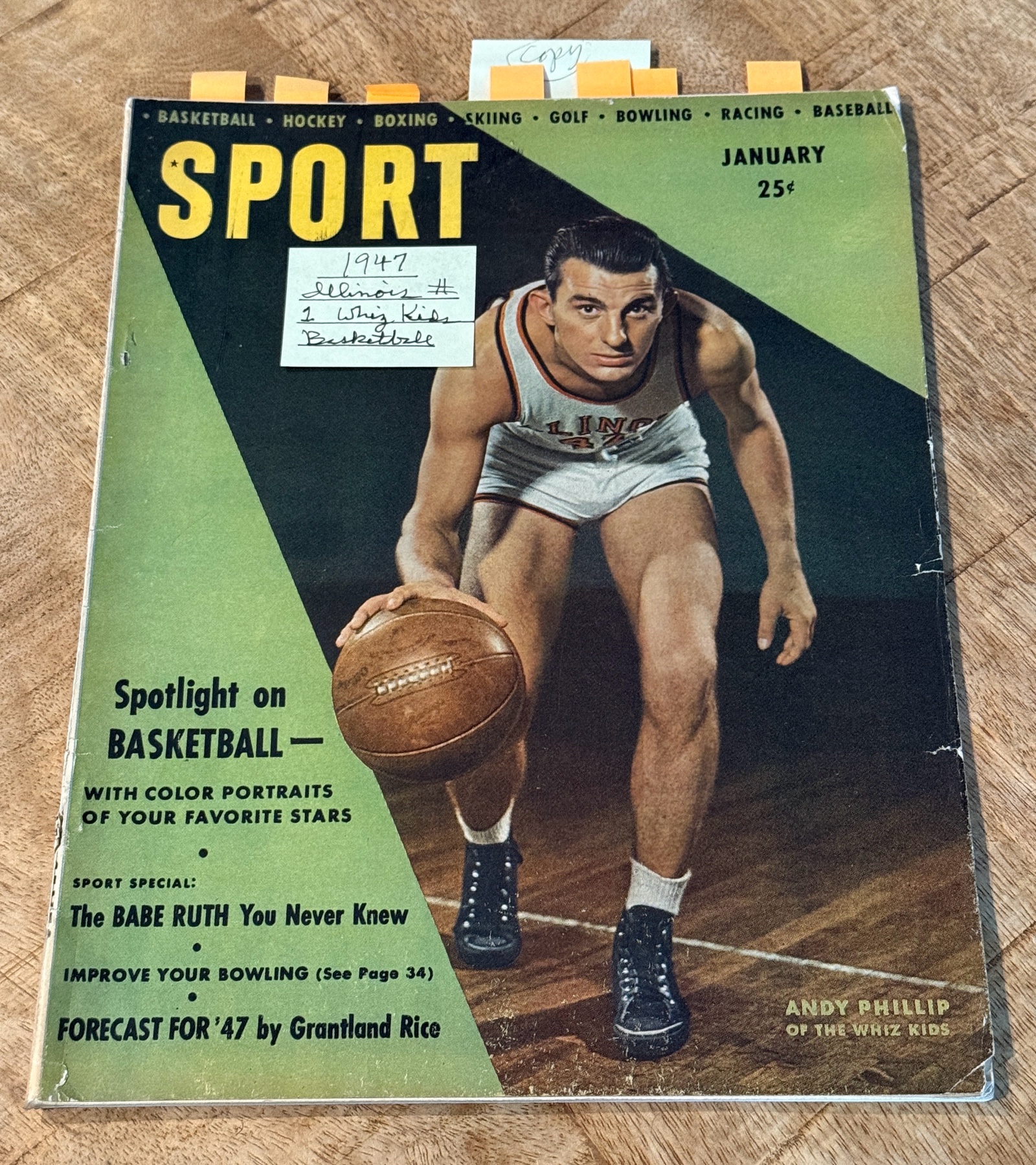 1947 Sport Magazine January Issue - Vintage
