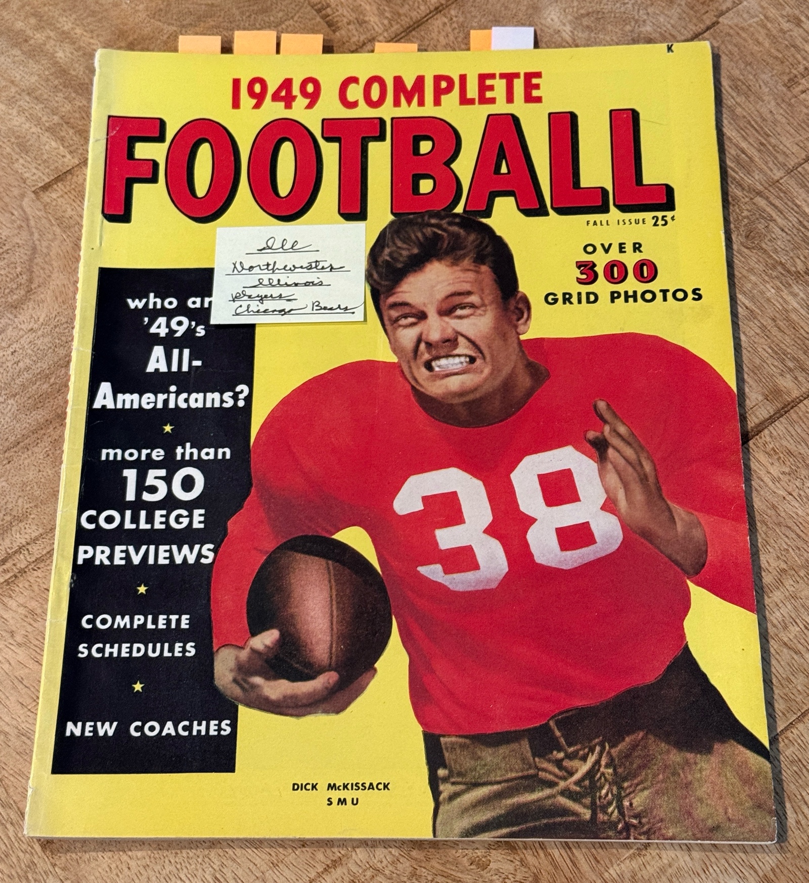 1949 Complere Football Magazine - Vintage