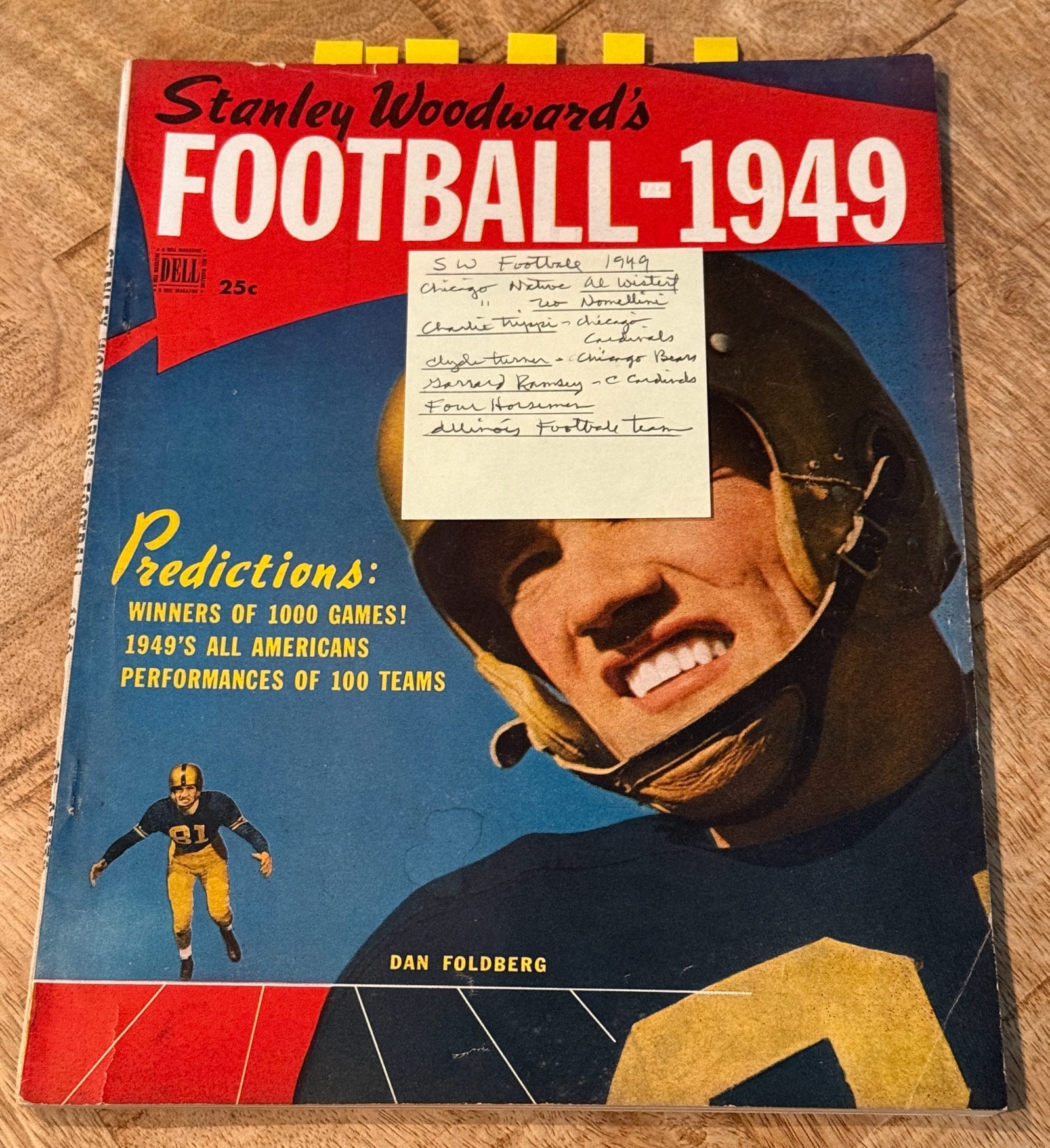 1949 Stanley Woodwards Football Magazine - Vintage