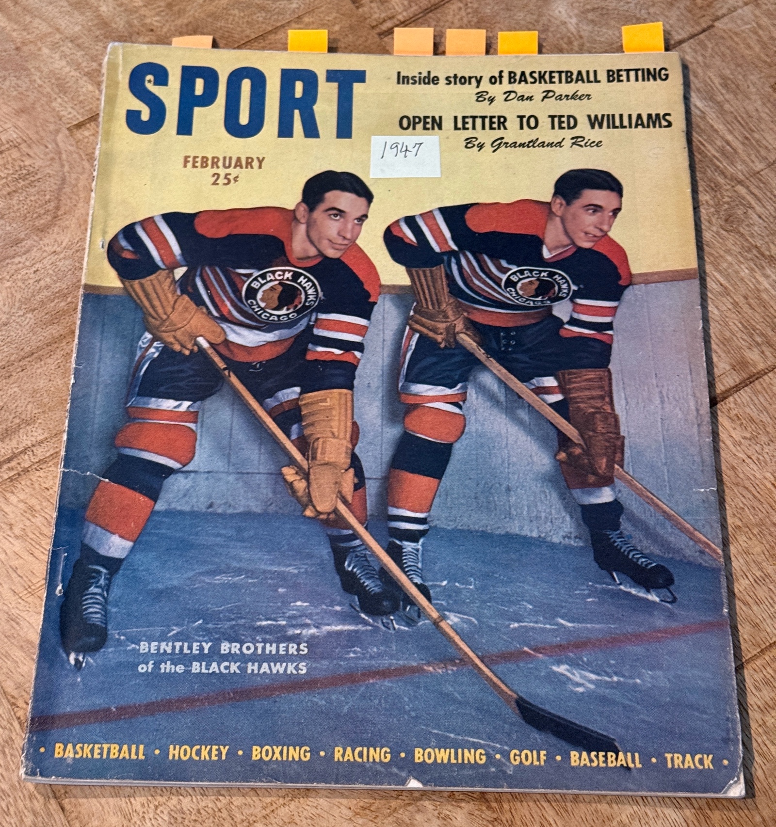 1947 Sport Magazine February Issue - Vintage