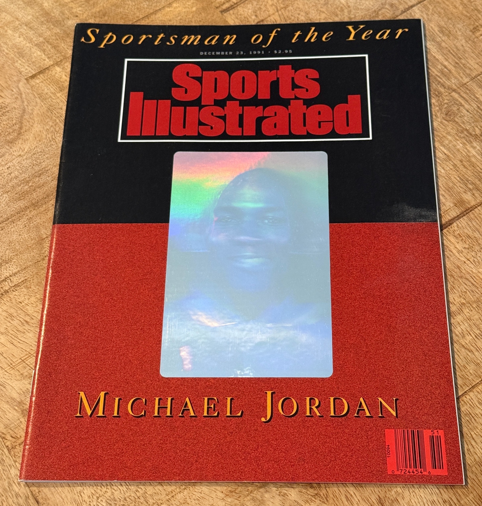 Michael Jordan 1991 Sportsman of the Year Sports Illustrated Magazine