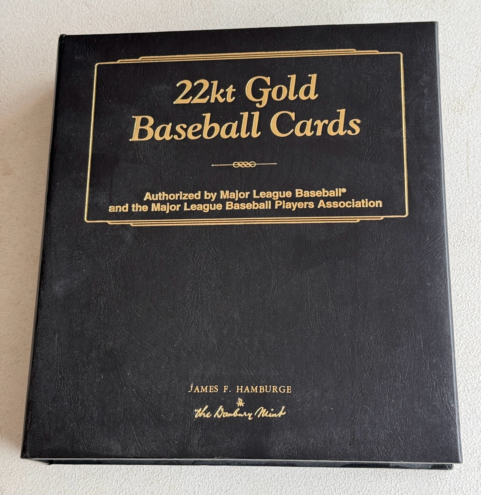 22kt Gold Baseball Card by Danbury Mint - Near Complete, Missing 1