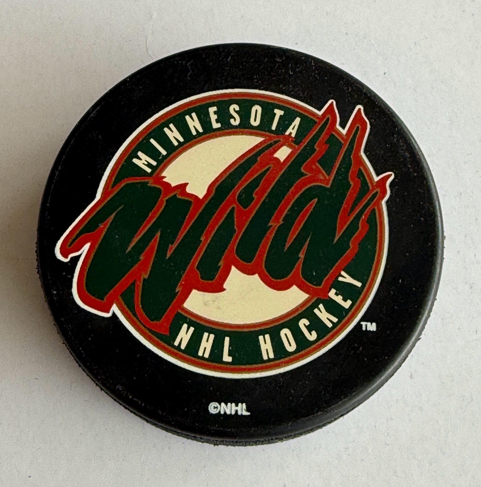 Minnesota Wild NHL Hockey Puck