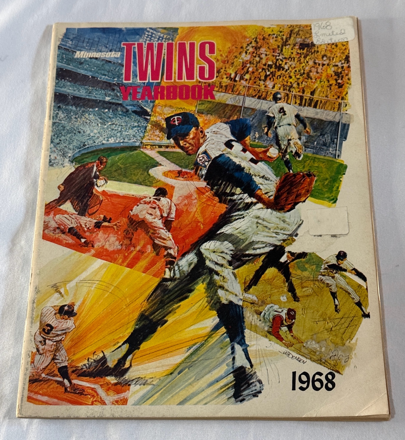 1968 Minnesota Twins Baseball Vintage Yearbook
