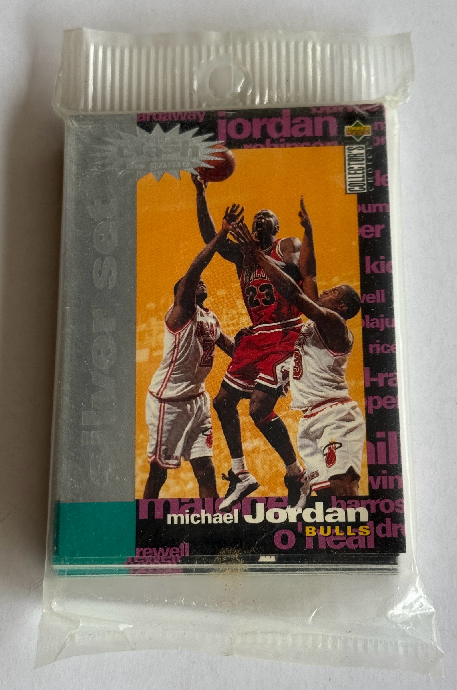 Michael Jordan Jordan 1995-96 Silver Set Upper Deck Collectors Choice Crash The Game Card Set