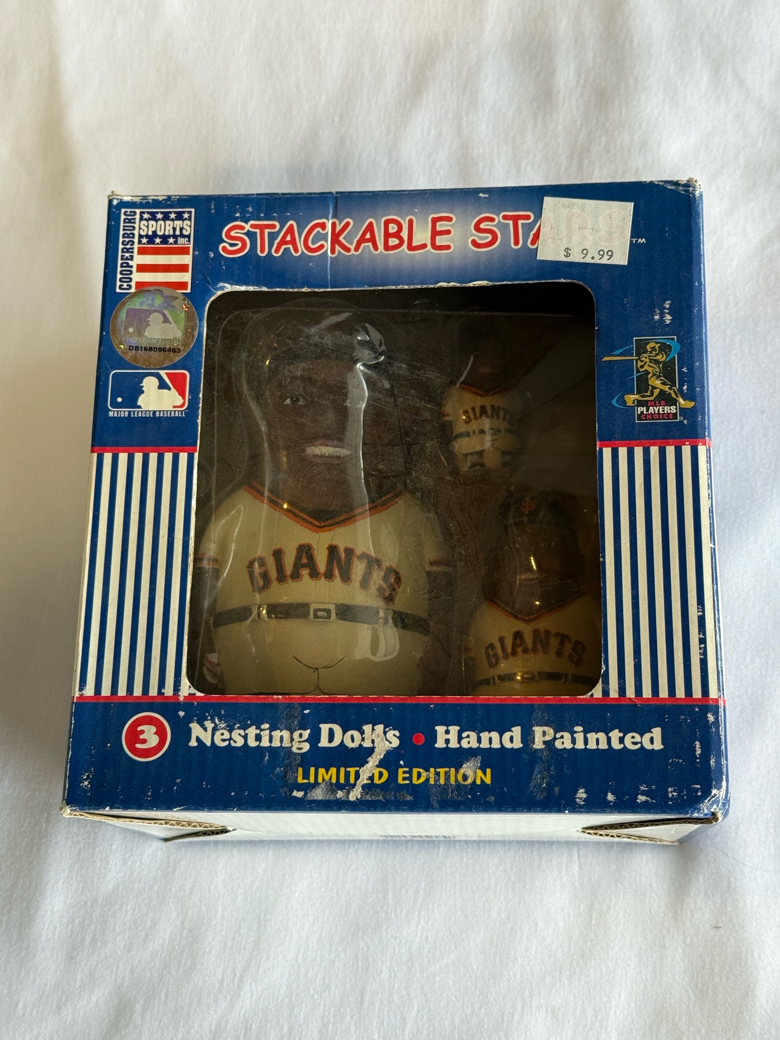 Barry Bonds Stackable Stars 3 Baseball Nesting Dolls