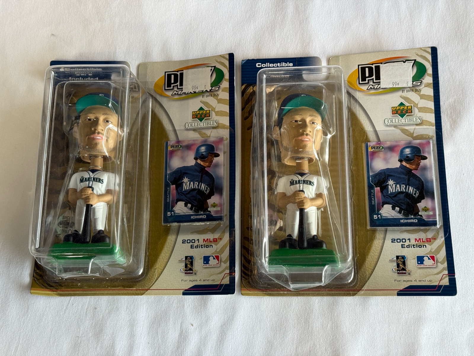 (2) Ichiro Suzuki Baseball Bobbleheads