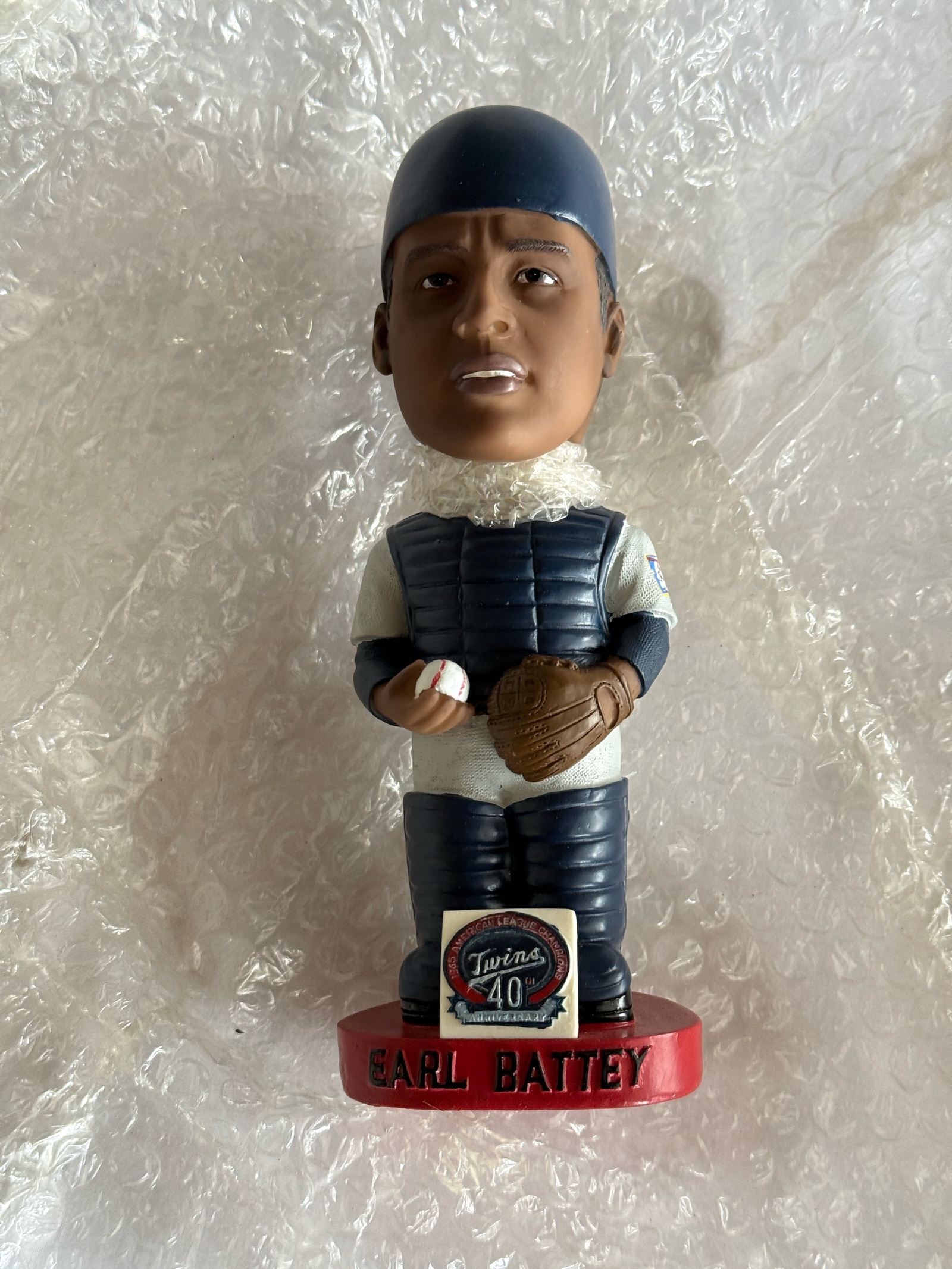 Earl Battey New in Box 40th Anniversary Minnesota Twins Baseball Bobblehead