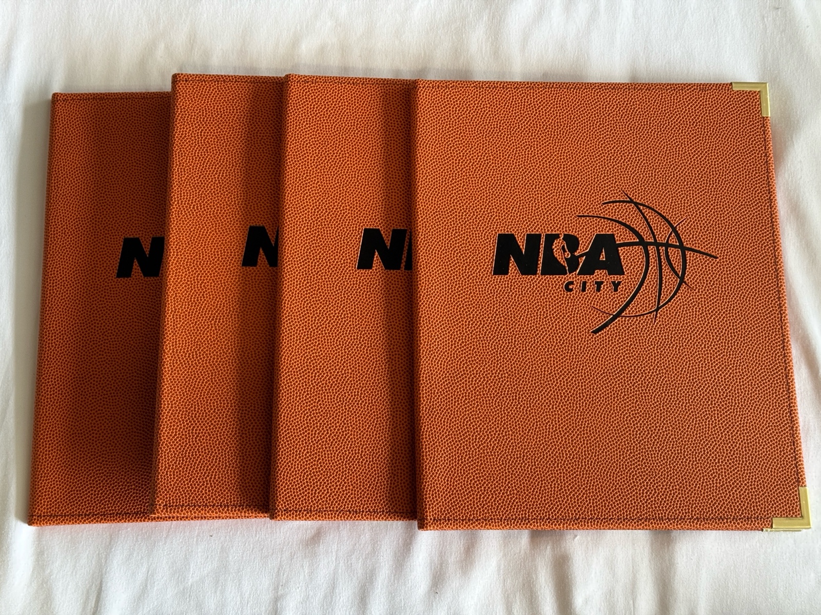 (4) New NBA City Basketball Folders