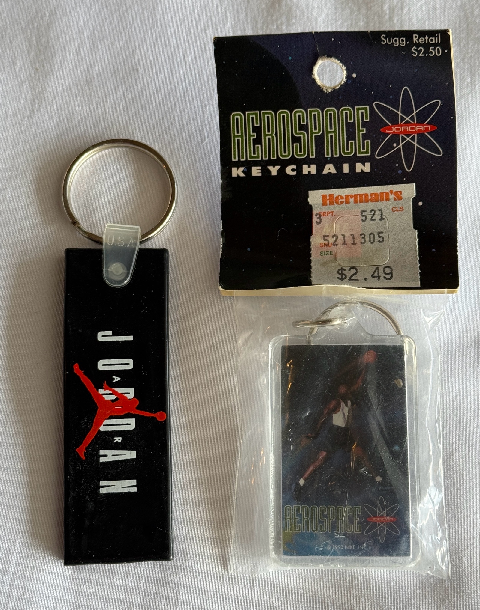 (2) Michael Jordan Keychains