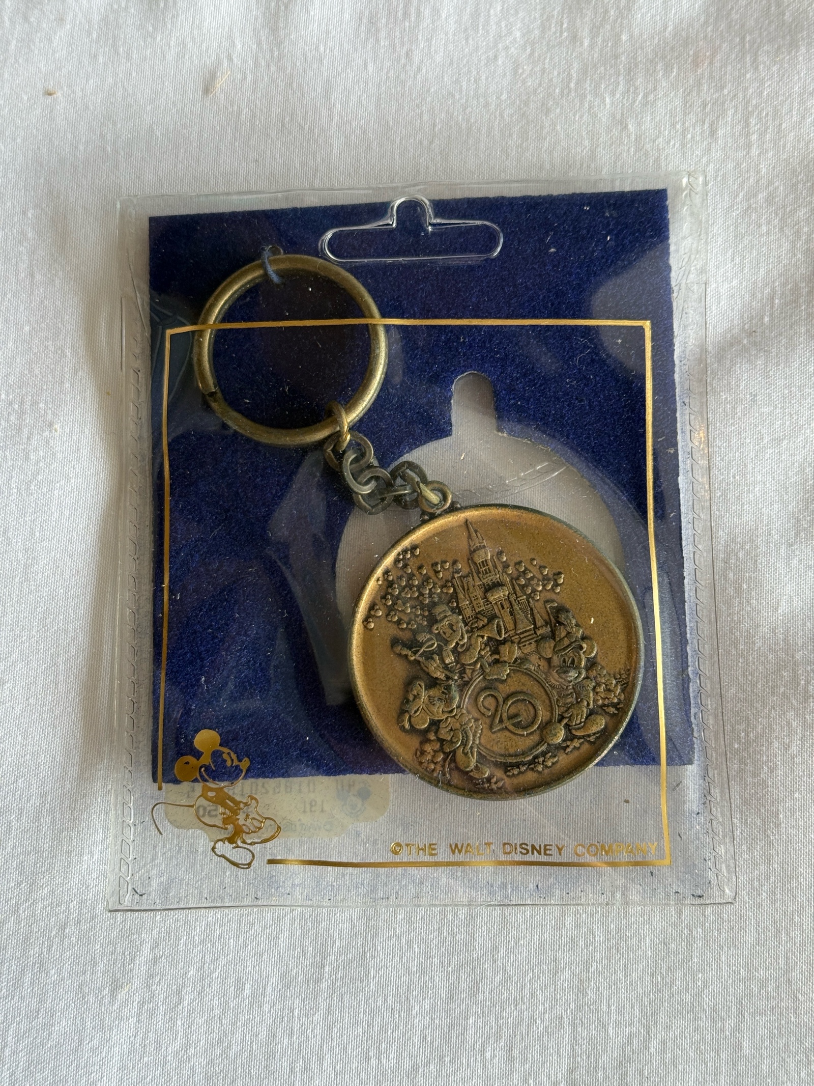 Walt Disney New 20 Year Anniversary Keychain