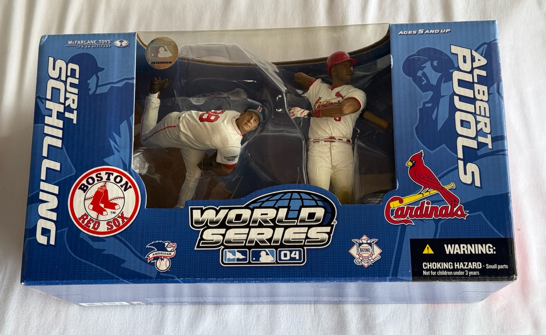 Albert Pujols  Curt Schilling 2004 World Series McFarlane Baseball Figure