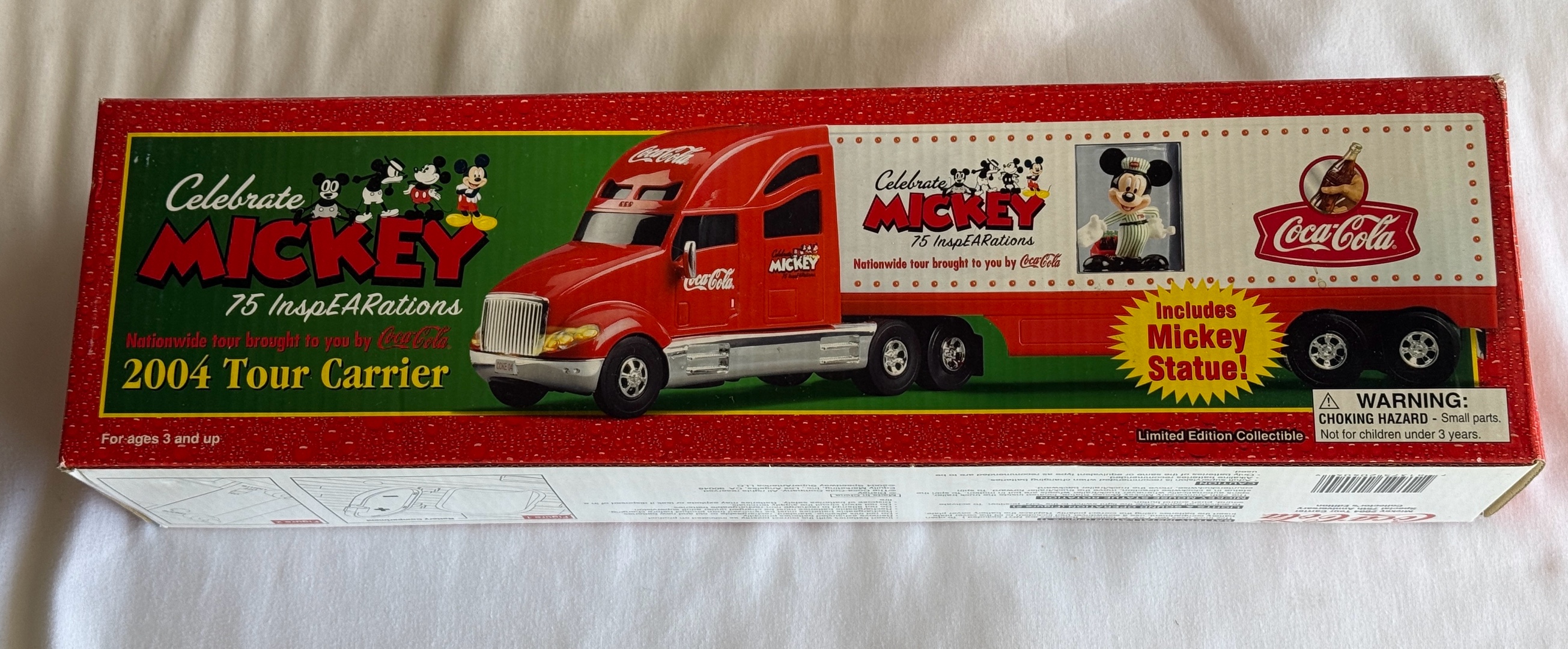 Mickey Mouse Coca Cola 2004 Tour Carrier Collectible Semi Truck