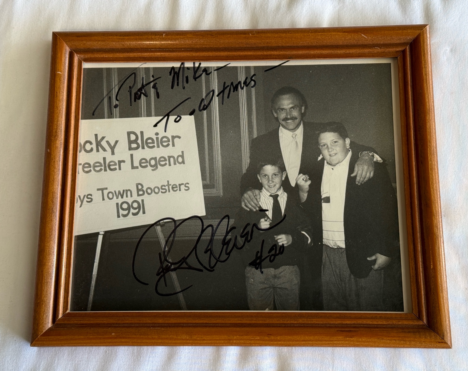 Rocky Bleier Pittsburgh Steeler Autographed Photo