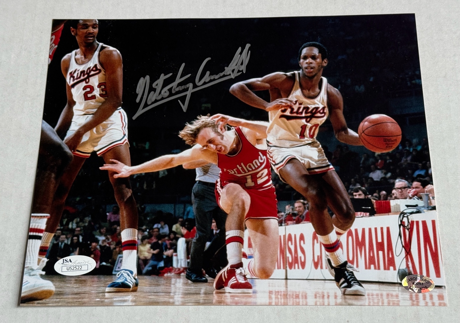 Nate Archibald Autograph With JSA COA 8x10 Basketball Photo