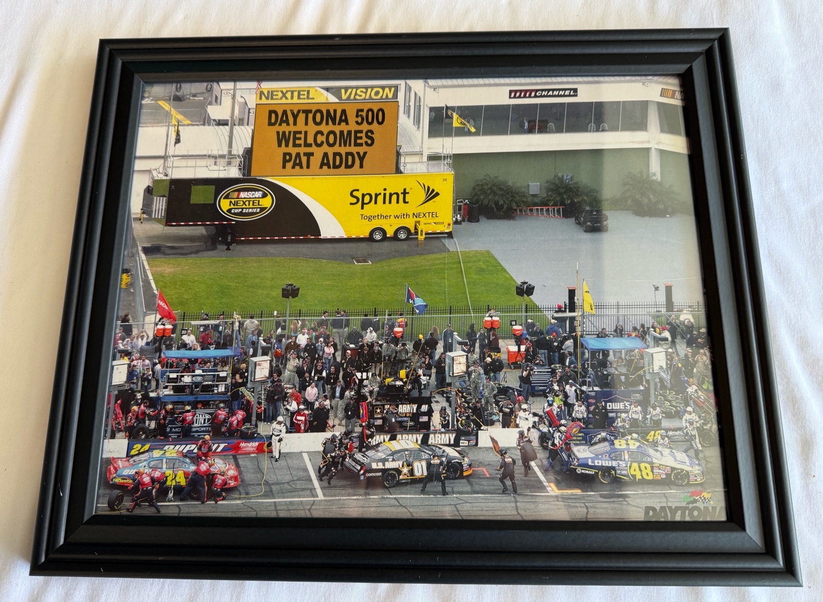 Daytona 500 NASCAR Framed Racing Photo