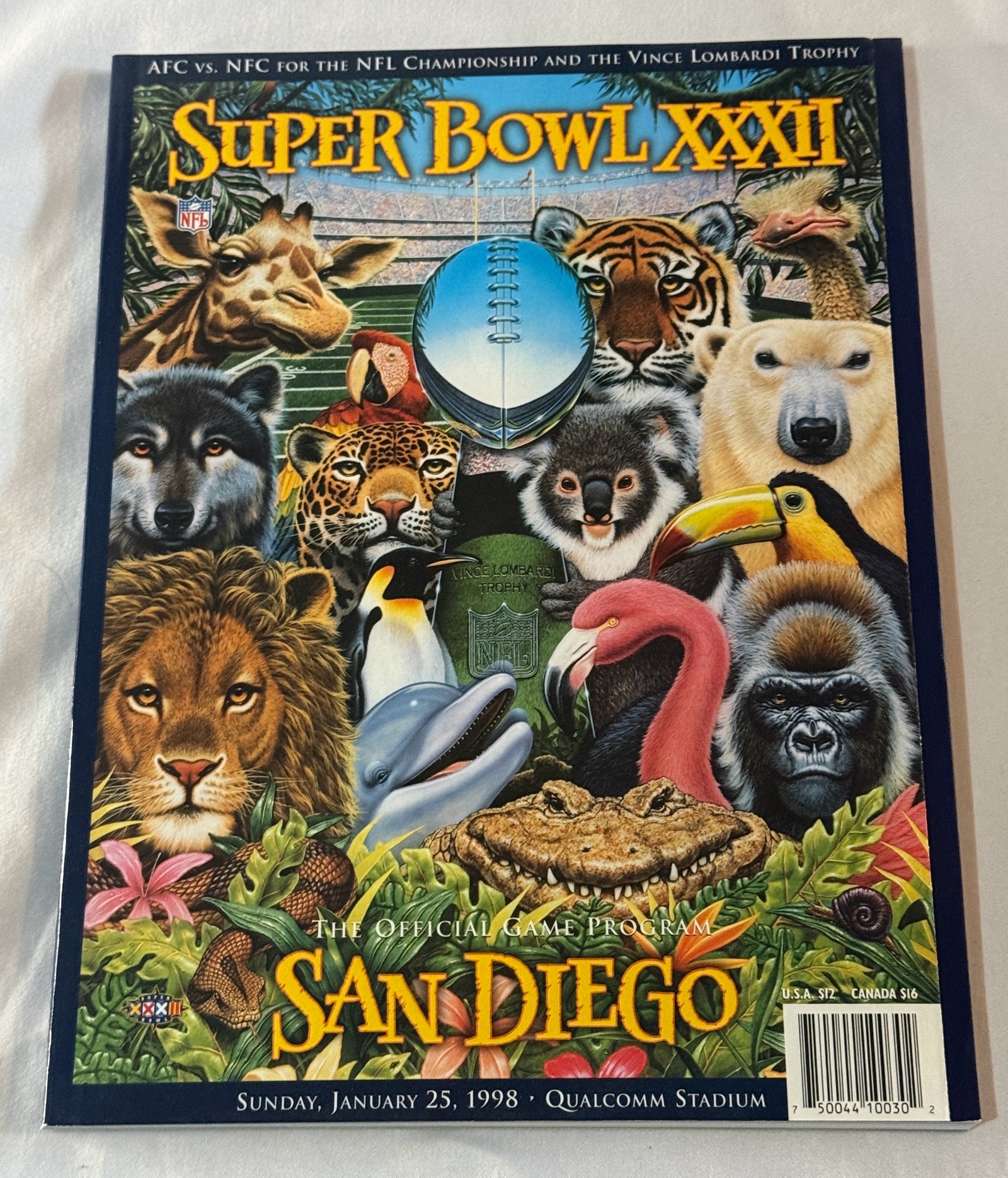 Super Bowl XXXII 1998 NFL Football Program