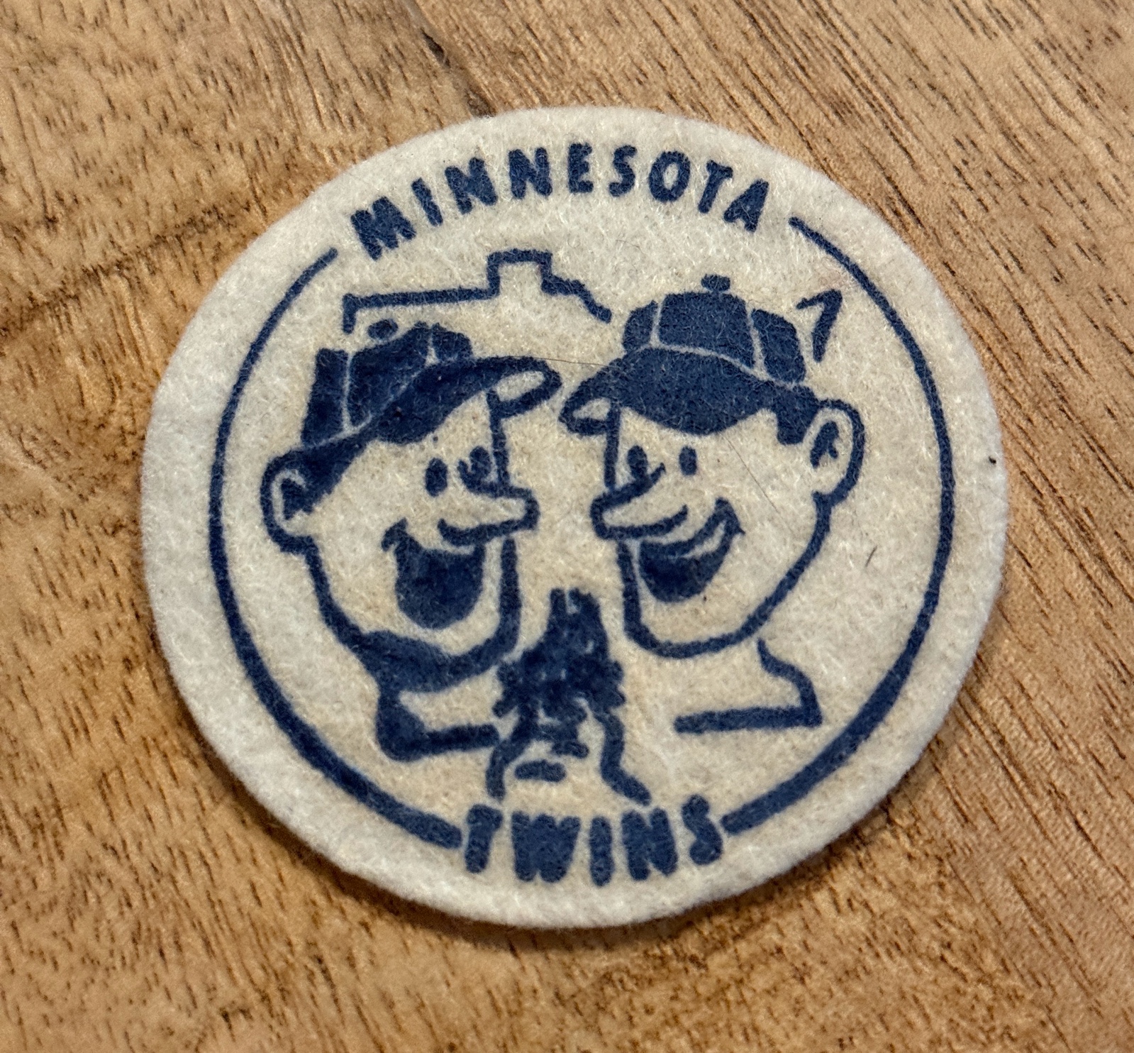 Vintage Minnesota Twins Baseball Felt Patch
