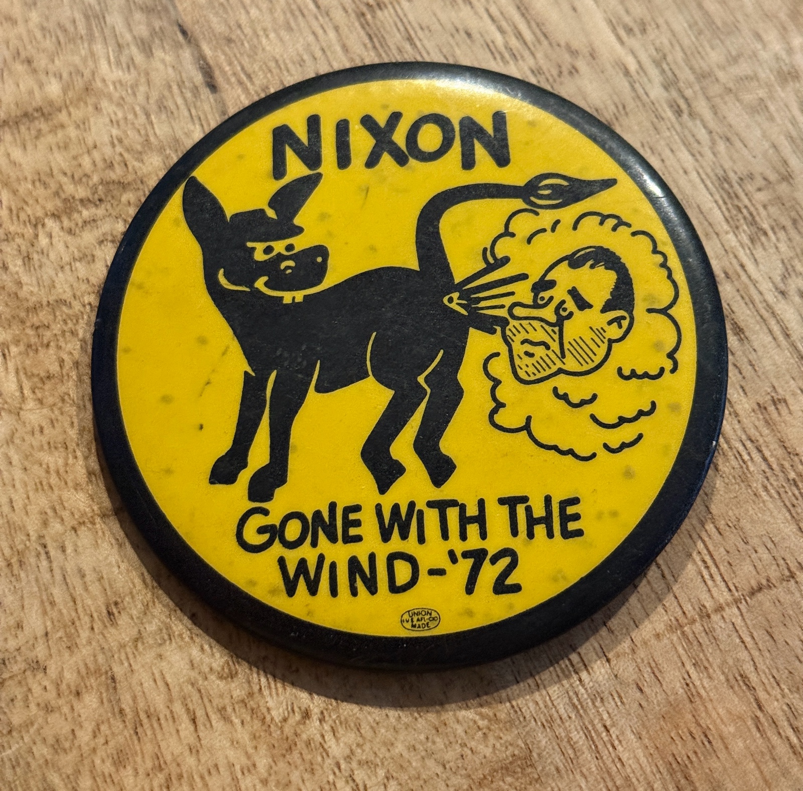 1972 Richard Nixon Vintage President Pin