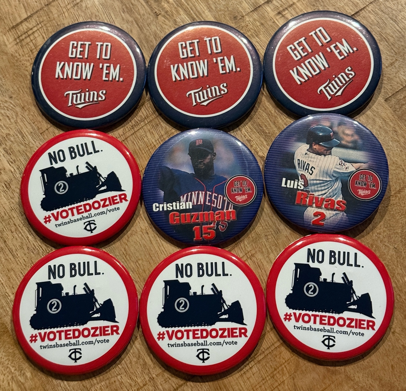 Minnesota Twins Baseball Pin Lot