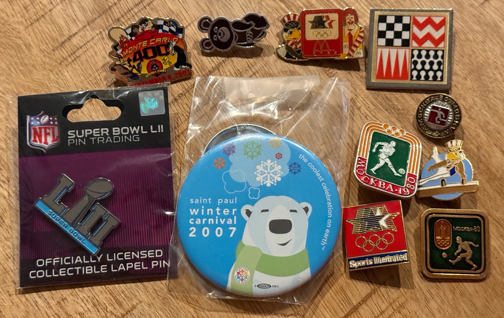Lots of Various Olympic, Super Bowl and More Pins