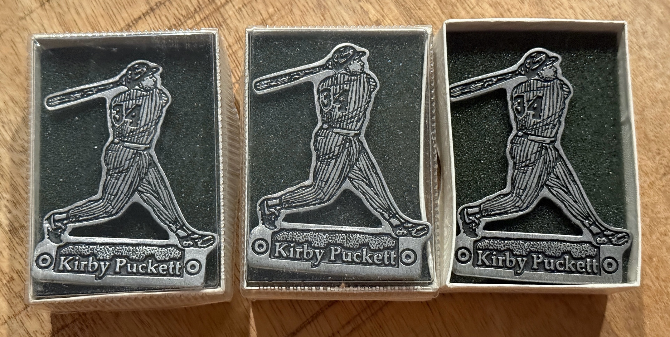 3 1994 Kirby Puckett Target Pewter Statue