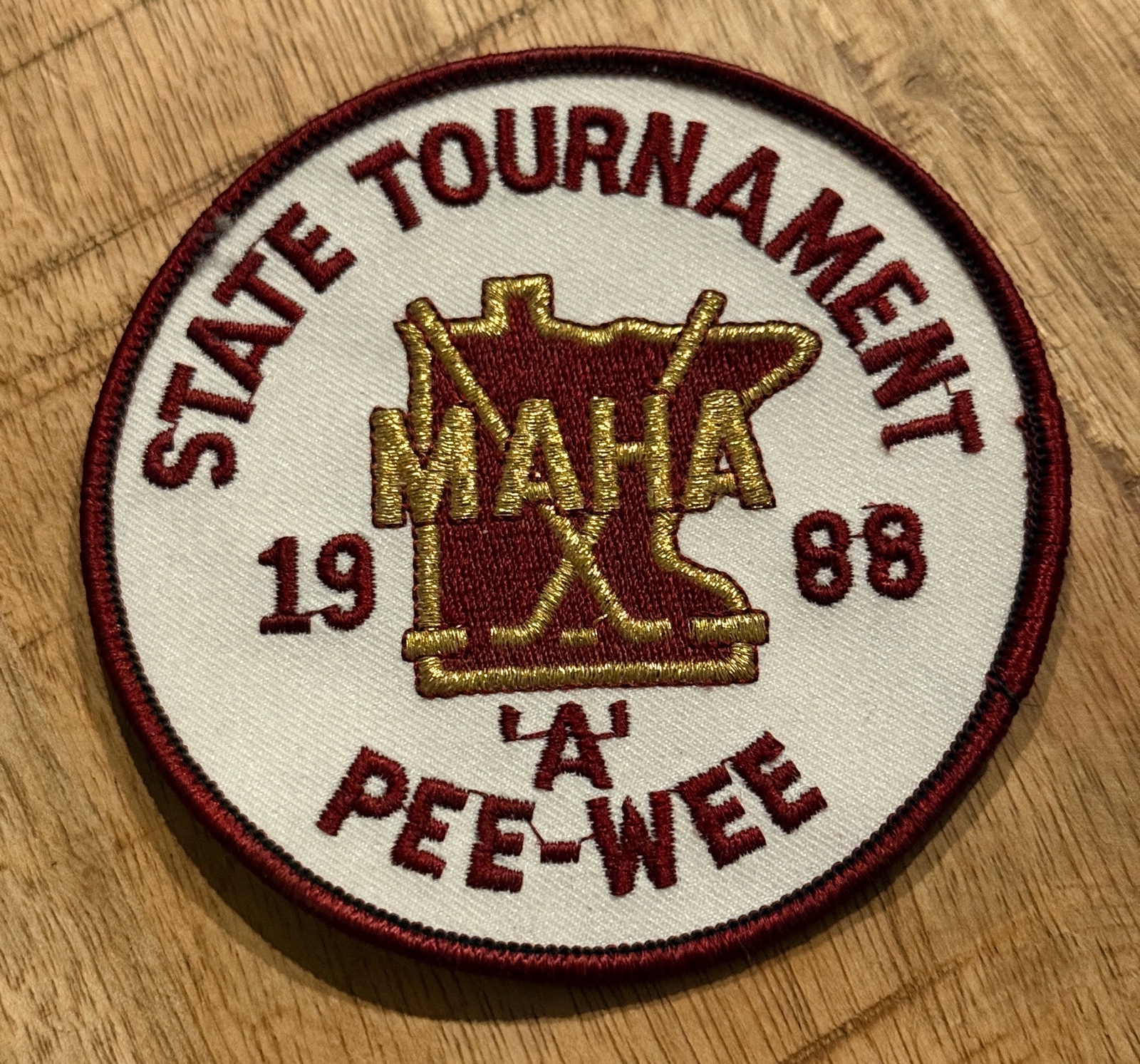 1988 MAHA Peewee Vintage Hockey Patch