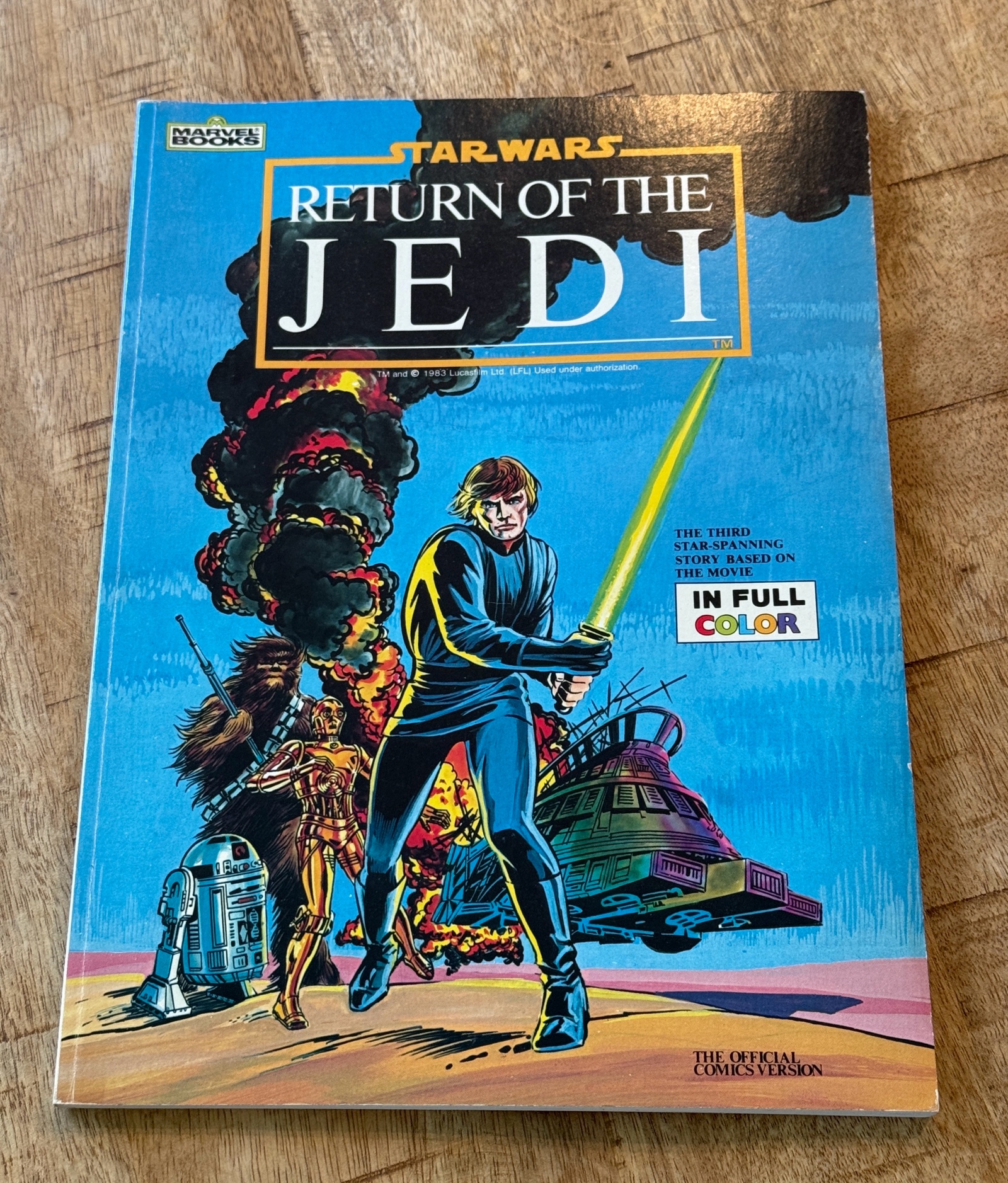 1983 Return of a the Jedi Vintage Star Wars Comic Book