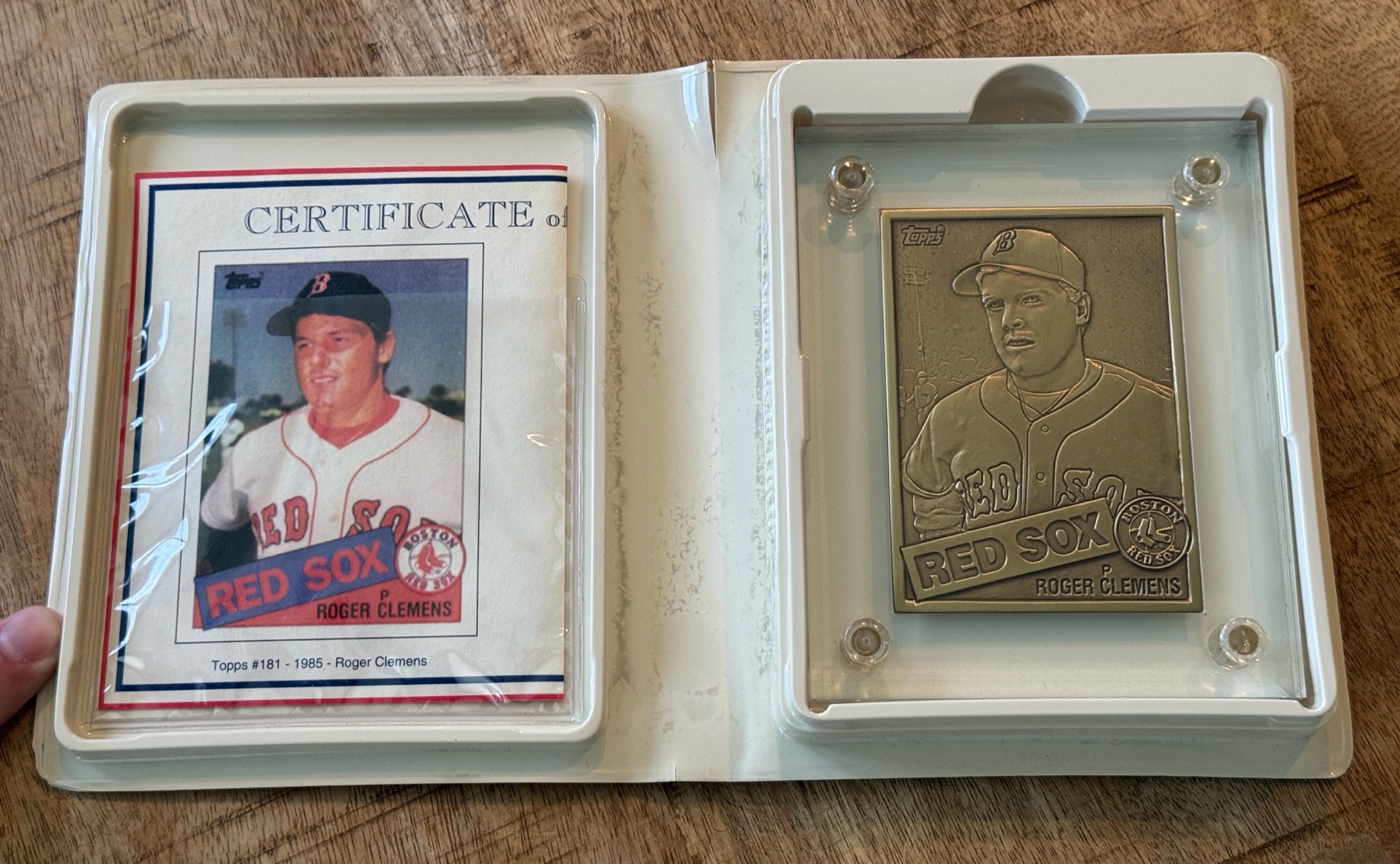 Roger Clemens Bronze Higland Mint Rookie Card