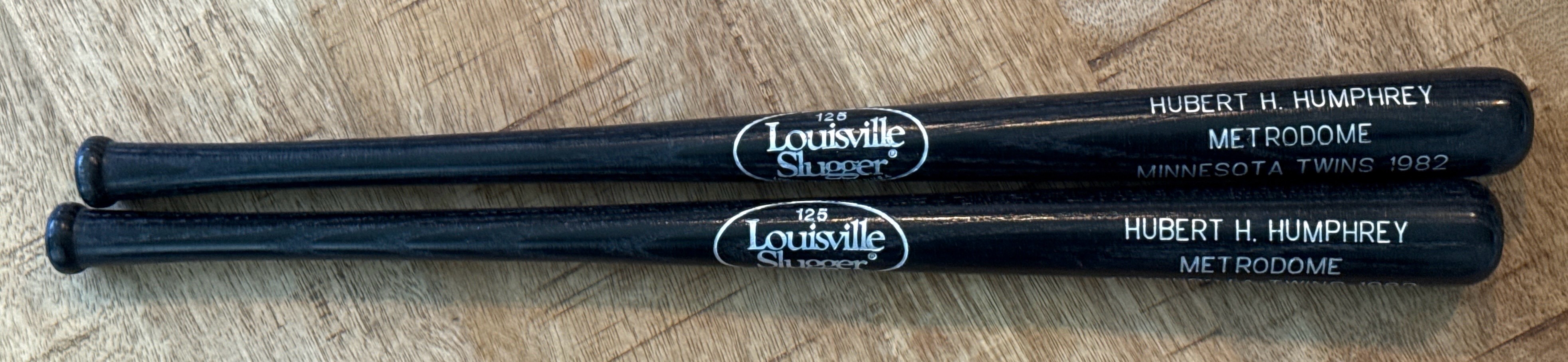 2 1982 Minnesota Twins Metrodome Minibats