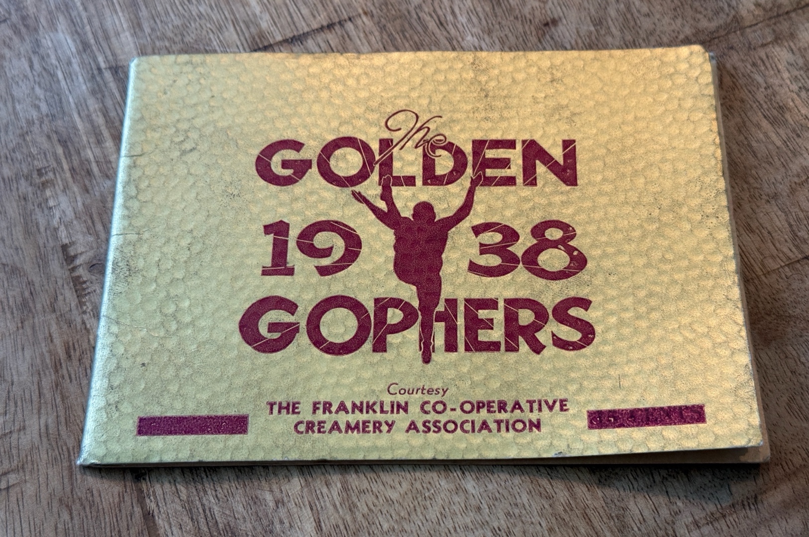 1938 The Golden Gophers Booklet - University of Minnesota Football