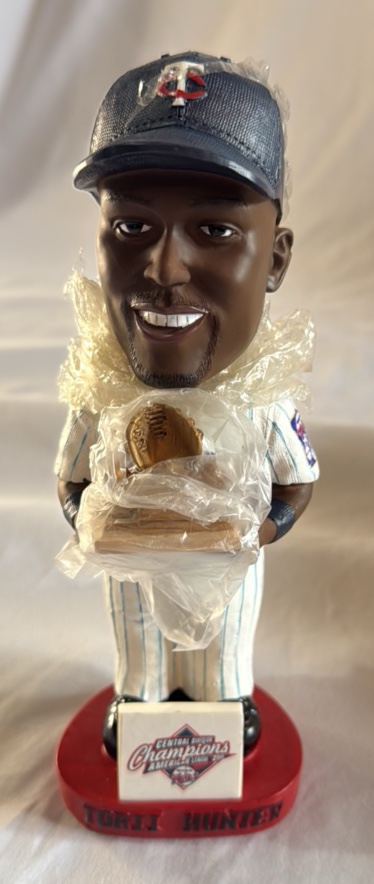 Torii Hunter 2006 Division Champions Minnesota Twins Baseball Bobblehead - in box