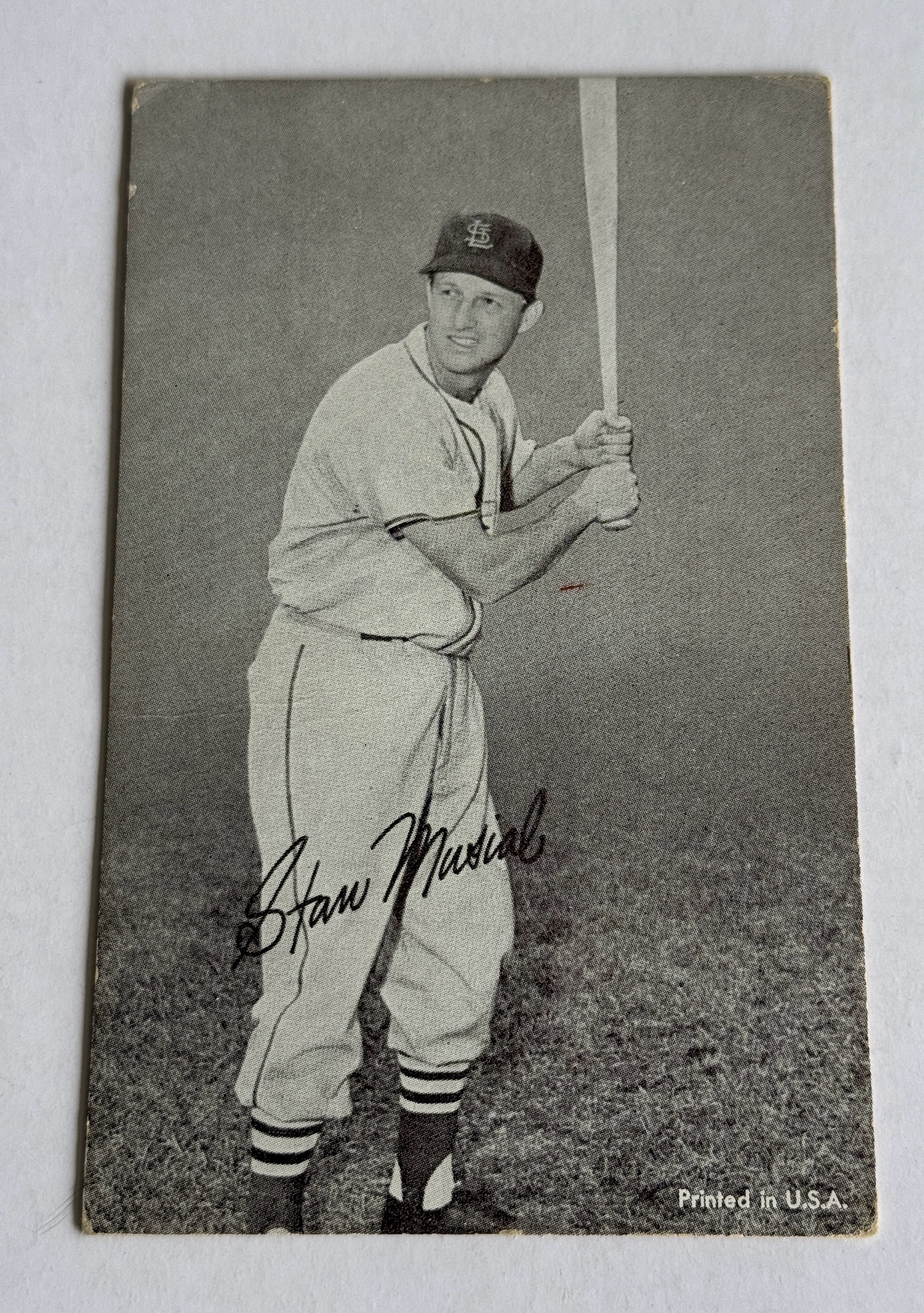 Stan Musial 1962 Vintage Exhibit Baseball Card