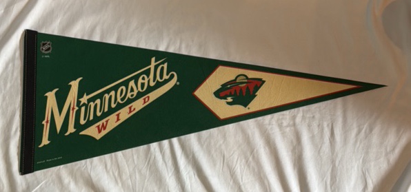 Minnesota Wild Hockey Pennant