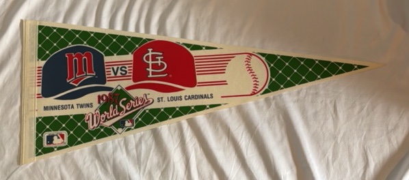 Minnesota Twins 1987 World Series Baseball Pennant