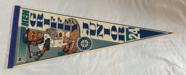 Ken Griffey Jr Baseball Pennant