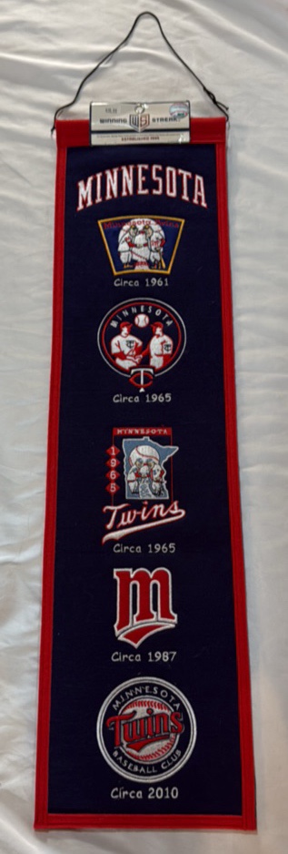 Minnesota Twins Baseball Banner, New