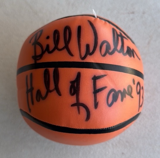 Bill Walton Autographed Mini Foam Basketball
