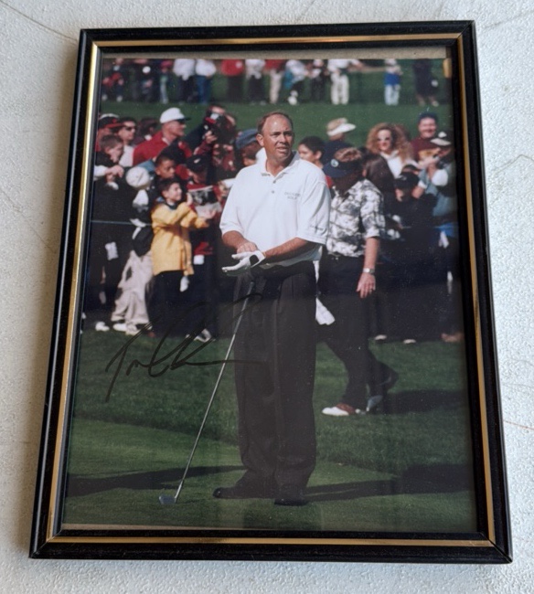 Tom Lehman Autographed Golf Photo