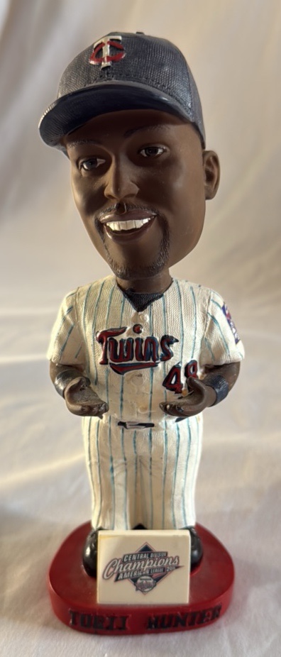 Torii Hunter Minnesota Twins Baseball Bobblehead - red base